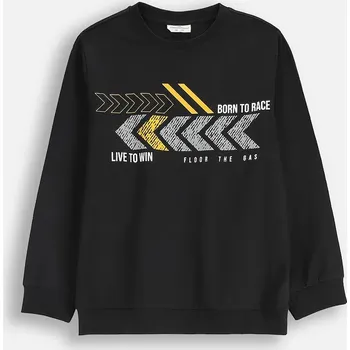 Chlapecké tričko Dětské tričko s dlouhým rukávem Coccodrillo ZC5143102CBJ černá 99X, vel. 152