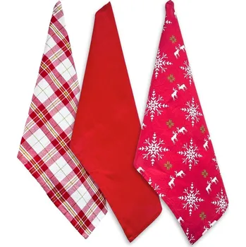 Utěrka Trade Concept s.r.o. Kuchyňské utěrky - VLOČKY velikost: kuchyňské utěrky - 3 ks