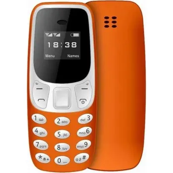 Mobilní telefon Mobilní telefon miniaturní BM10 2SIM 68mm oranžový