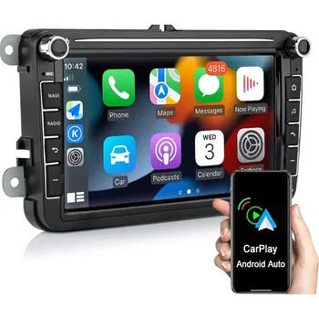 Autorádio Ossuret Autorádio VW Golf, Passat, Seat Jetta, Android 10, GPS, WiFi, DAB, Bluetooth, SWC