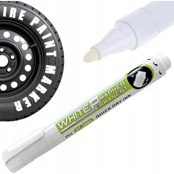 Olejový popisovač voděodolný bílý
