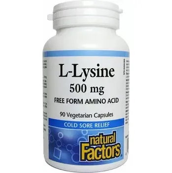 Natural Factors L-Lysine 500mg 90cps