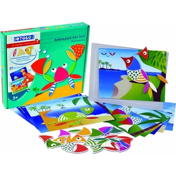 Mozaiková sada IOTOBO Zvířátka Polynésie magnetická mozaika