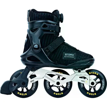 Kolečkové brusle Kolečkové brusle Story Epic FitGo black Brusle velikost: 41 (25,3 cm)