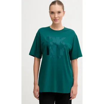 Dámské tričko Bavlněné tričko Dkny dámské, zelená barva, DP5T1470 77X, vel. M