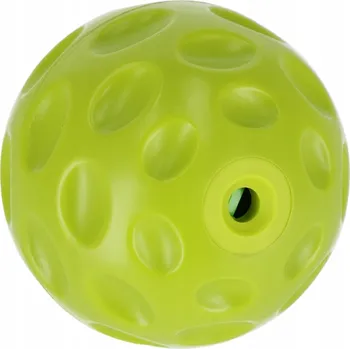 Hračka pro psa Míček pro psy 10 cm se zvukem zelený TRIK&ROLL 560670