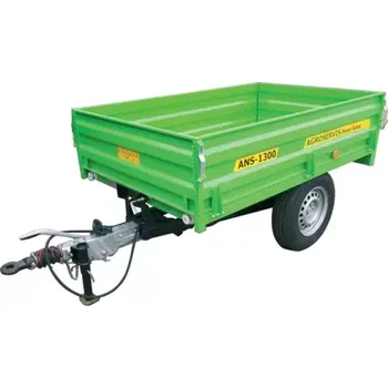Návěs sklápěcí 1,3t barva zelená nebo červená nebo modrá | ANS-1300 | AGROAD