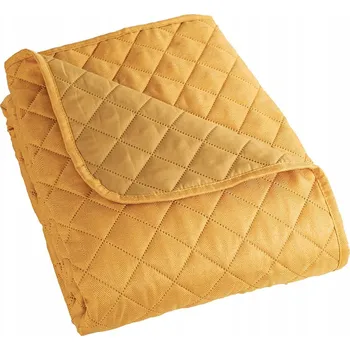 Prostěradlo Přehoz Markizeta polyester 170 cm x 210 cm žlutý