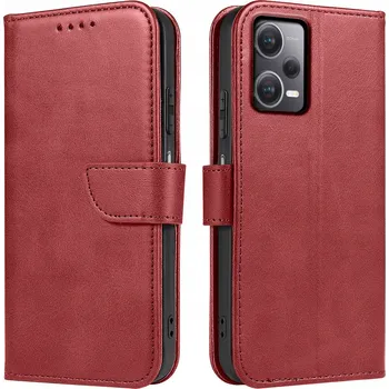 Pouzdro na mobilní telefon Flipové pouzdro KrainaGSM pro Xiaomi Redmi Note 12 5G červené