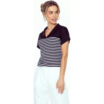 Dámská halenka Tatina Halenka bílá/černá Eldar XL