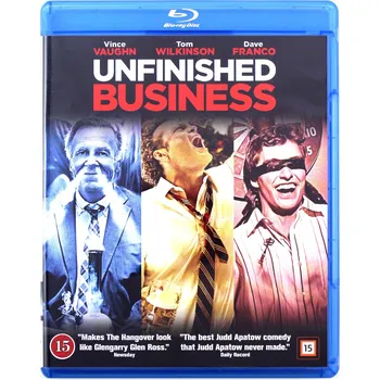 Blu-ray film Unfinished Business (Niedokończony interes) Blu-ray disk