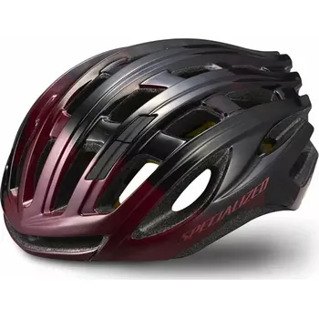 Cyklistická přilba Helma Specialized Propero 3 ANGI READY MIPS Gloss Maroon/Blk , velikost M