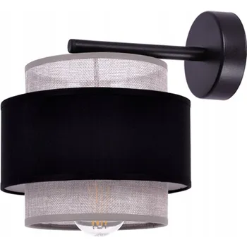 Nástěnné svítidlo Nástěnné svítidlo Kaja černé, šedé E27 40 W