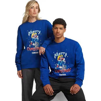 Pánská mikina Unisex vánoční svetr Yamaha modrý Velikost: S-M