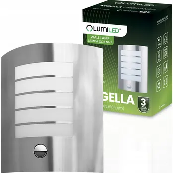 Venkovní osvětlení Venkovní nástěnné svítidlo Lumiled šedé E27 60 W