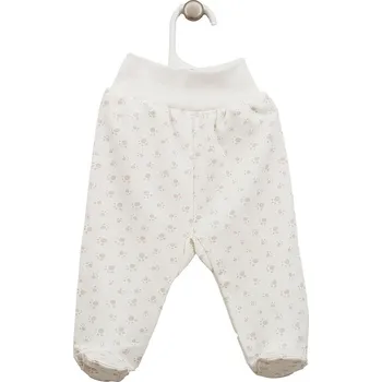 Kojenecké polodupačky z bavlny s tlapkami Muffo Molly Miki bílé LORITA Velikost: 62