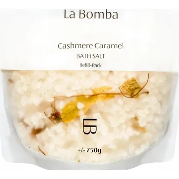 Koupelová sůl La Bomba – Sůl do koupele Cashmere Caramel Refill Pack
