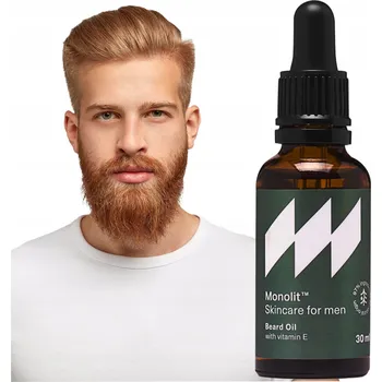 Péče o vousy Monolit Zjemňující olej na vousy s vůní santalového dřeva 30 ml