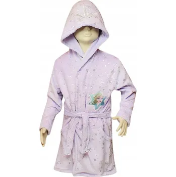 Dívčí župan LEDOVÉ KRÁLOVSTVÍ ELSA ŽUPAN PRO DÍVKU TEPLÝ S KAPUCE 104