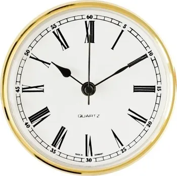 Hodiny Vestavné hodiny 85 mm - zlaté, římské číslice 550/3306-01 - E22.4772.003103
