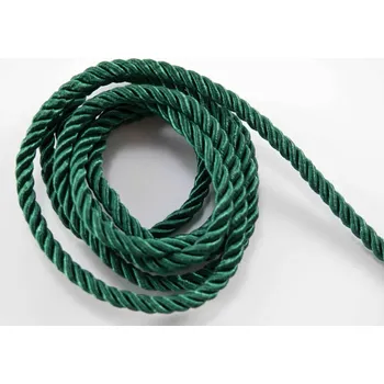 Květináč Točené šňůry - více barev - průměr 0,5 cm ostrá tmavá zelená