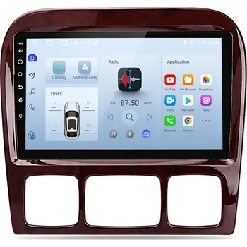 Autorádio Ossuret Autorádio Mercedes W220 třídy S od 1998, CarPlay, Android, GPS, WiFi, DSP, DAB+, RDS