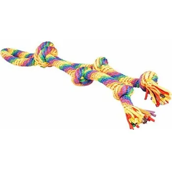 Hračka pro psa Duvo+ Duvoplus Sweater přetahovadlo 5 uzlů s okem (60 cm)