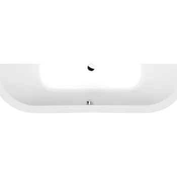 Vana Vana oválná akrylátová Polysan Viva, odtok uprostřed, 185 x 80 cm