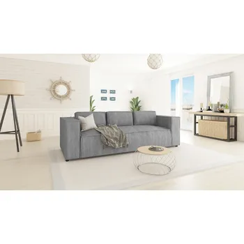 Sedací souprava Pohovka pro 3 CLOE S3 Barva: Šedá