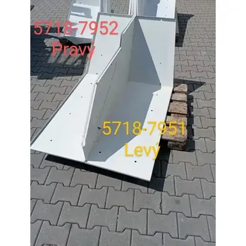 Karosérie CZ Blatník zadní pravý bez kapsy falcovaný 57,5cm | 5718-7952; 5611-7902 | AGROAD