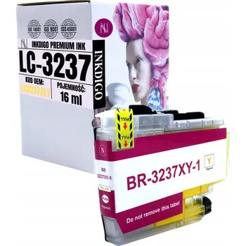 Žlutá inkoustová kazeta Inkdigo pro tiskárny Brother