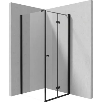 Deante KERRIA PLUS sprchová kabina 90x90 cm KTSXN41P + KTS_N39P, černá KKNNX09S09