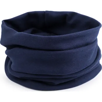 Čepice Bavlněná čepice / nákrčník unisex Varianta: 50 modrá tmavá nákrčník, Balení: 1 ks