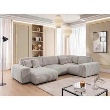 Sedací souprava Rohová sedací souprava do U JUSTIN U Barva: Šedá