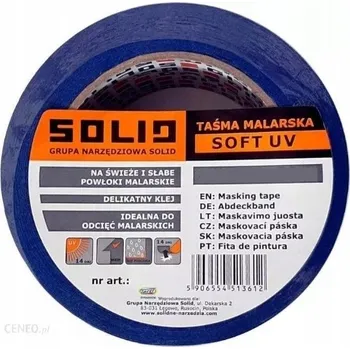 SOLID Malířská páska jemná slabá SOFT UV 25mm