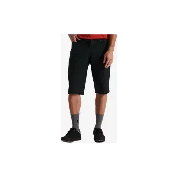 cyklistické kraťasy pánské kraťasy Specialized Trail Short W/Liner Black , velikost 38