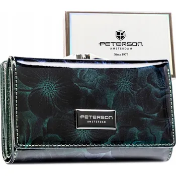 Peterson dámská peněženka z pravé kůže zelená PTN PS108-FDS GREEN - pro ženy