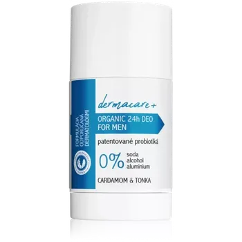Dermacare 24h MEN organický dezodorant s prebiotiky a probiotiky - Kardamon a Tonka 75g