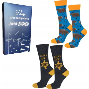 Pánské ponožky Soxo Ponožky Ponožky zabalené v vícebarevném provedení, velikost 40-45