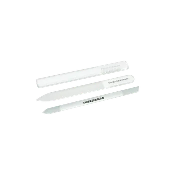 Tweezerman Glass Manicure Set, sada na manikúru ze skleněných nástrojů + Dárek k nákupu