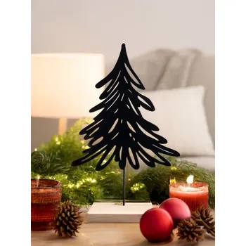 Vánoční dekorace Sinsay - Vánoční dekorace ve tvaru stromečku - černá - 242GT-99X - 242GT-99X-ONE-1