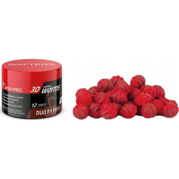 Boilies MatchPRO WAFTERS 3D ČERVI DUO F1 FISH 12mm 20g 978956