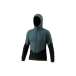 Mikina DYNAFIT BLACKLIGHT HYBRID THERM JKT - cinder/black out XXL