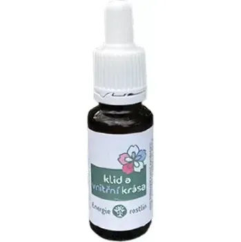 Přírodní produkt Energie rostlin Bachova esence Klid a vnitřní krása 20 ml