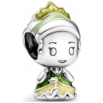 Přívěsek Přívěsek dívka korálky princezna a žabák Tiana korálek stříbro s925 stříbro 925