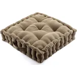 Sedací polštář na zem DANDY manšestr khaki sada 4 ks