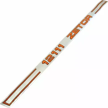 Znak automobilu Nápis boční pravý ZETOR 12111 | 86.804.001 | AGROAD