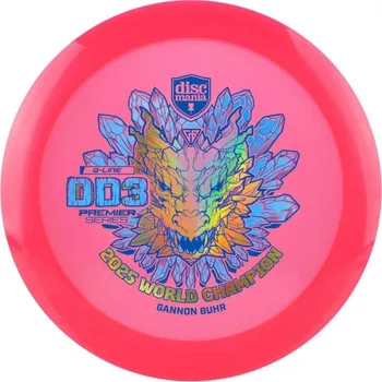 Disc golf Discmania Q-Line Premier DD3 růžová + DÁREK