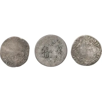 Staré Stříbrné Mince v sadě 3 kusů, Konvolut. 7,65 gramů (Staré mince v sadě 3ks)