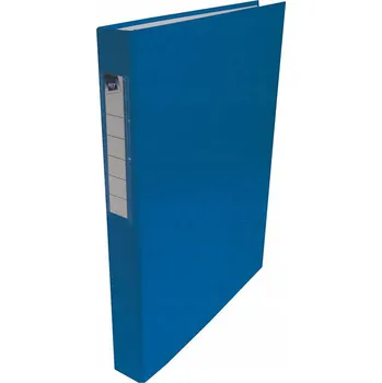 HIT OFFICE pořadač 4-kroužkový PP plus A4 35 mm modrý